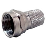  FTO-56 - Conector F-macho, crimpagem hexagonal